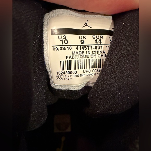 Nike Air Jordan 13 Retro playoff 2011 Black/White/ Red size 10 - Picture 6 of 6